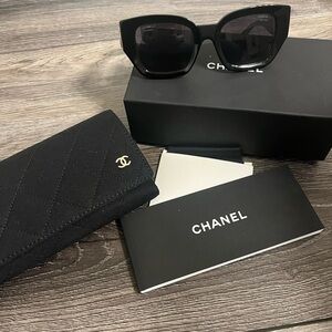 Chanel Square Black Sunglasses